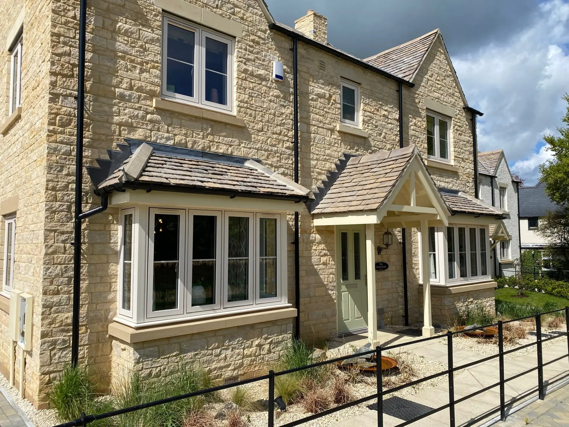 eurocell flush casement windows square bay Scotland